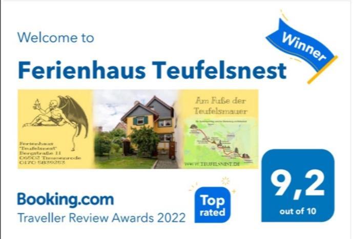 Ferienhaus Teufelsnest Timmenrode Exterior foto